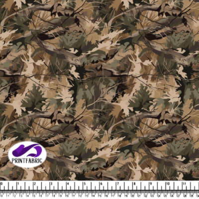 Natural Camouflage Pattern of Leaves and Branches