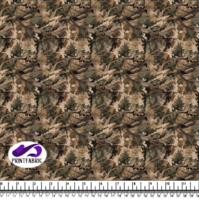 Natural Camouflage Pattern of Leaves and Branches