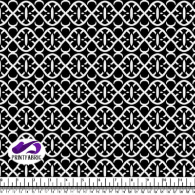 Black and White Geometric Pattern