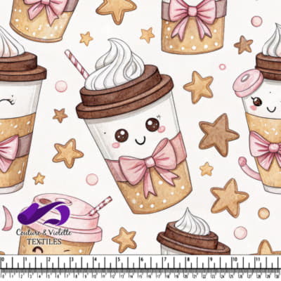 Cute Hot Chocolate and Cookies Pattern