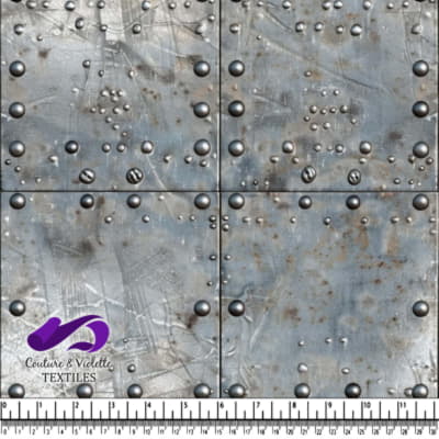 Idustrial metal plates with rusty and worn texture