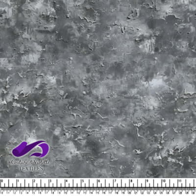 Gray textured fabric pattern with marbled