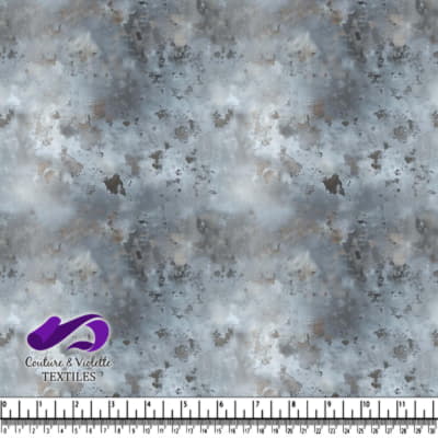 Blue gray mottled metal textured