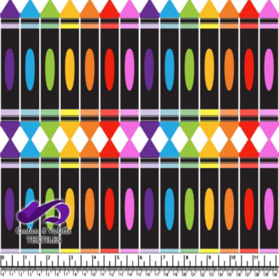 Colorful Crayon Pattern