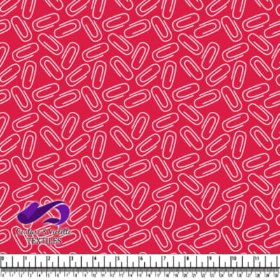 White paperclip pattern