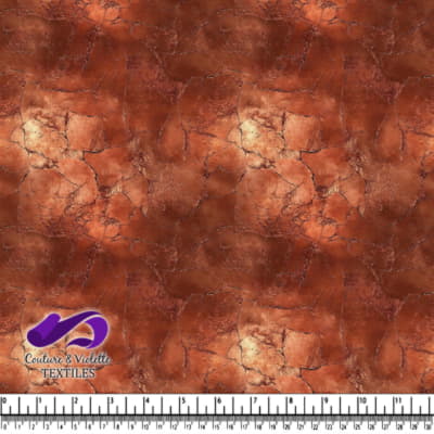 Brown cracked textured fabric with natural earth pattern