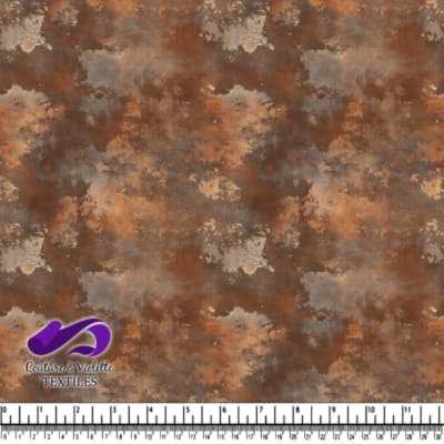 Rust and weathered metal texture fabric pattern