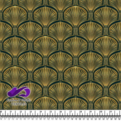 Art Deco Vintage Fan Pattern