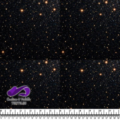 Starry Night Sky Pattern with Multiple Shining Stars