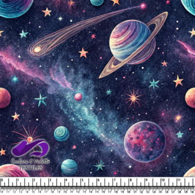 Colorful Cosmic Space Pattern