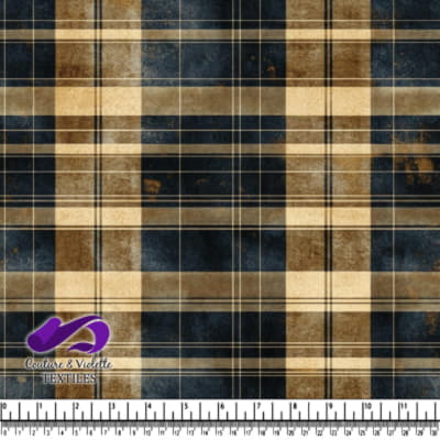 Motif à carreaux vintage