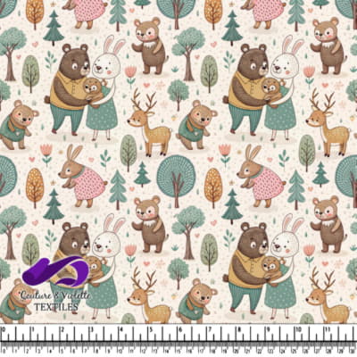 Woodland Animal Family Gathering