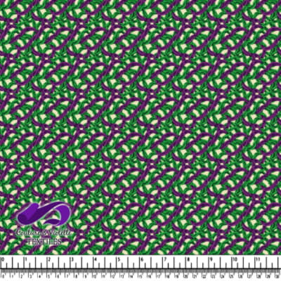 Motif Tissé Coloré en Chaînes