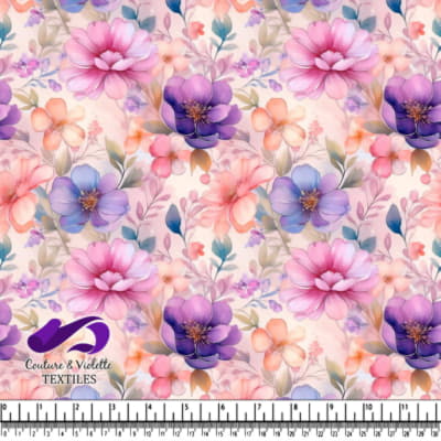 Soft Pastel Floral Pattern Design