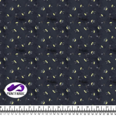 Halloween - Cute bat on After midnight blue background