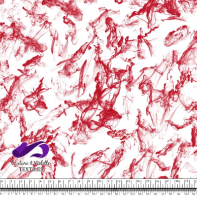 Canada 2022 - Steam red on white