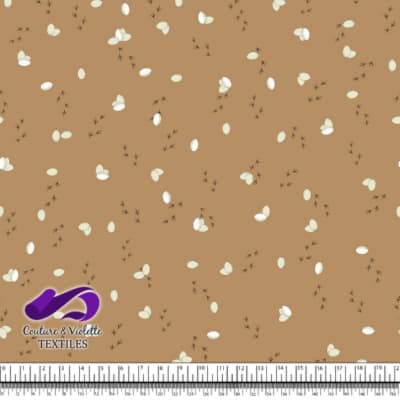 Roosters and hens - Eggs and footprints on Iced coffee background