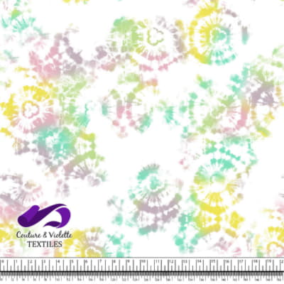 Tie Dye - White spring