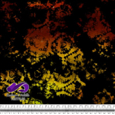 Tie Dye - Black fire