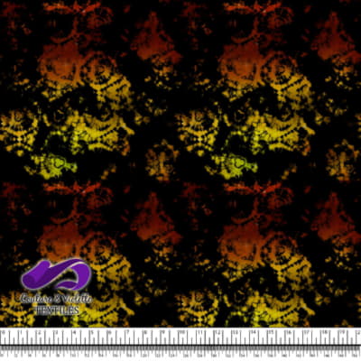 Tie Dye - Black fire