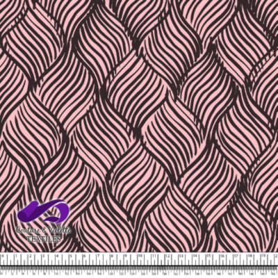 Nature Geometry - Oats on strawberry cream background