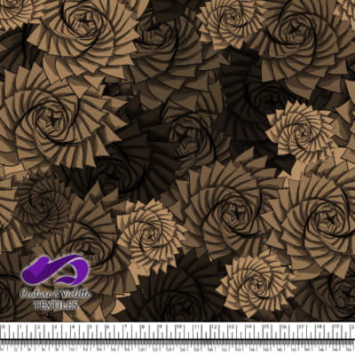 Nature Geometry - Plants on iced coffee background