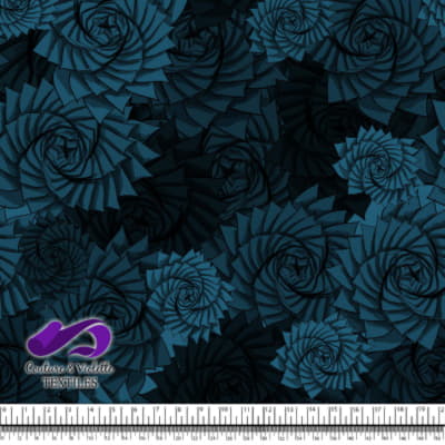 Nature Geometry - Plants on midnight background