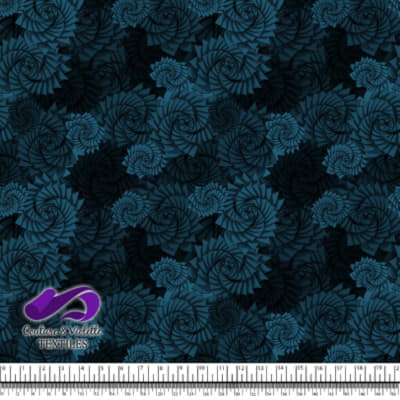 Nature Geometry - Plants on midnight background