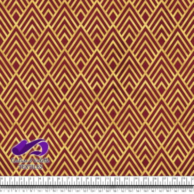 Geo art déco - Triangles gold - Winery