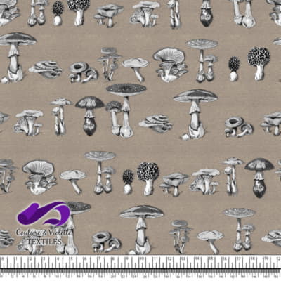 Vintage mushroom - Engravings - Tapioca