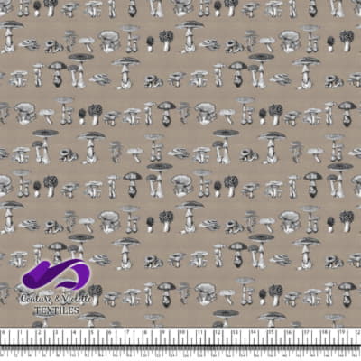 Vintage mushroom - Engravings - Tapioca