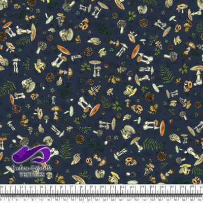 Vintage mushroom - Wild mushrooms - Blueberry