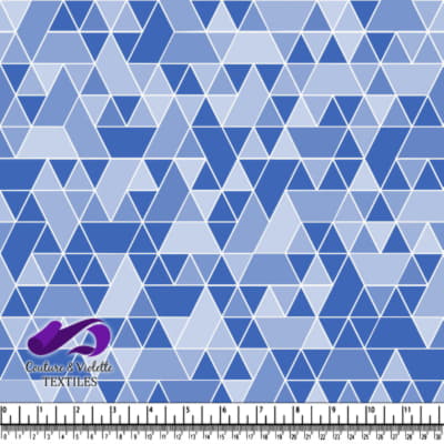 Triangles sport - White and Blue