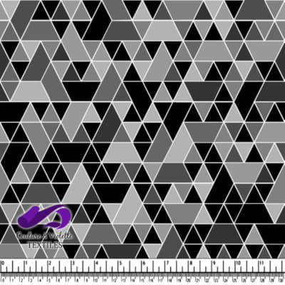 Triangles sport - Black and white