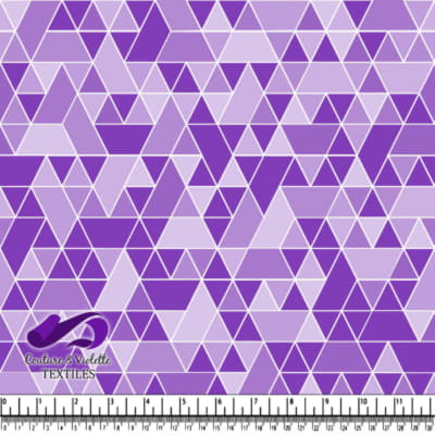 Triangles sport - White and violet