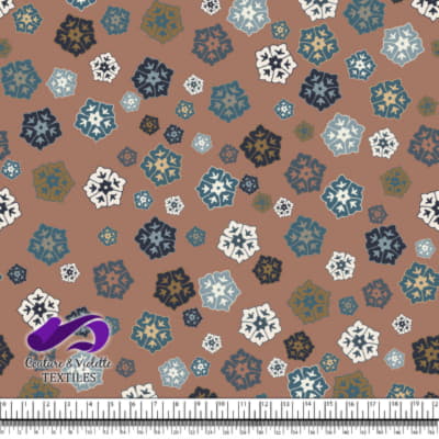 Paisley moderne - Fleurs - Mocha mouse