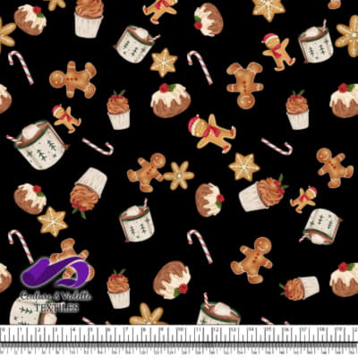 Christmas Nutcracker - Gingerbread - Black
