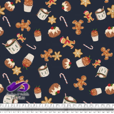 Christmas Nutcracker - Gingerbread - After midnight blue