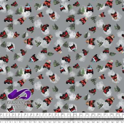 Noel country charm - 4x4 - Ultimate gray