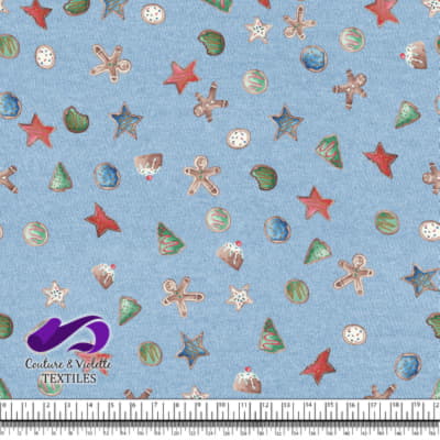 Noël country charm - Cookies - Clear sky blue