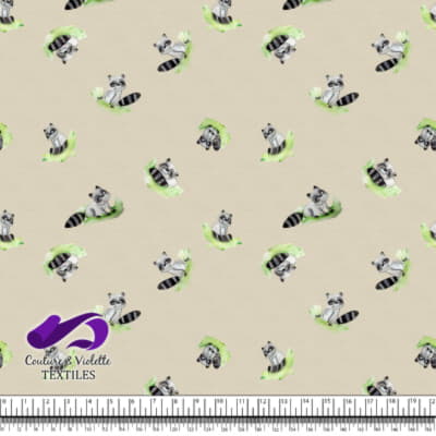 Smalls animals - Raccoons - Cream cloud