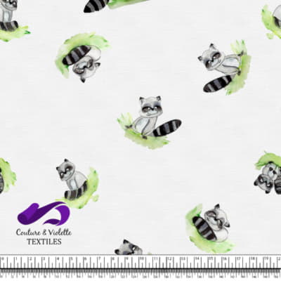 Small animals - Raccoon - White