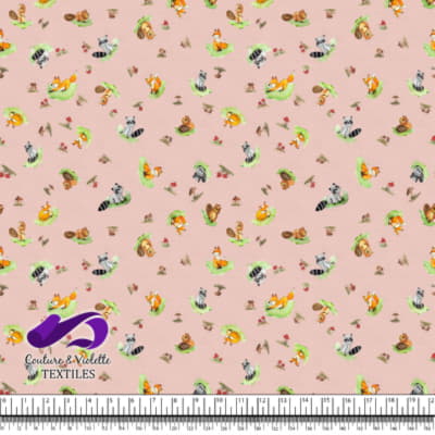 Smalls animals - Woodland animals - Pink cloud