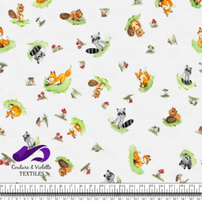 Smalls animals - Woodland animals - White