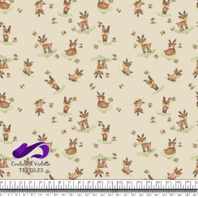 Smalls animals - Deers - Cream cloud