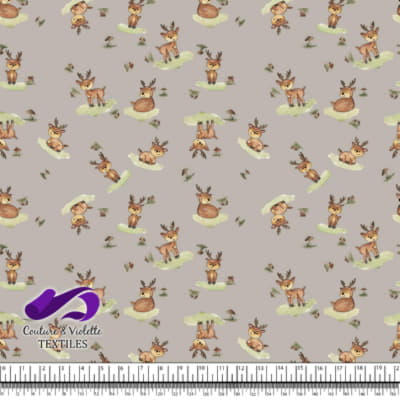 Smalls animals - Deers - Silver cloud