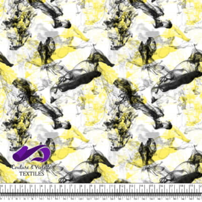 Vapeur - Black and yellow on a white background