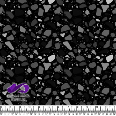 Terrazzo - Chunks Monochrome - Black