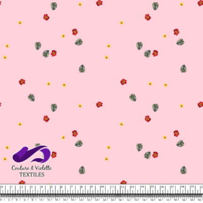 Tropical - hibiscus minimalist - Pink