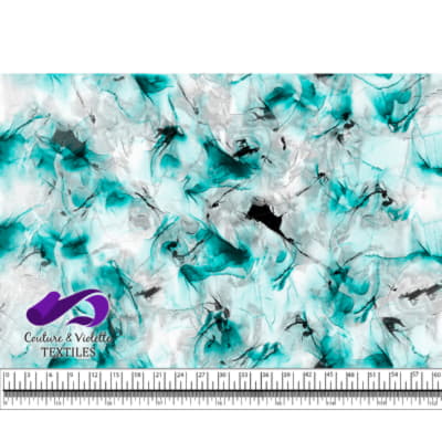 Encre - Teal with black accents